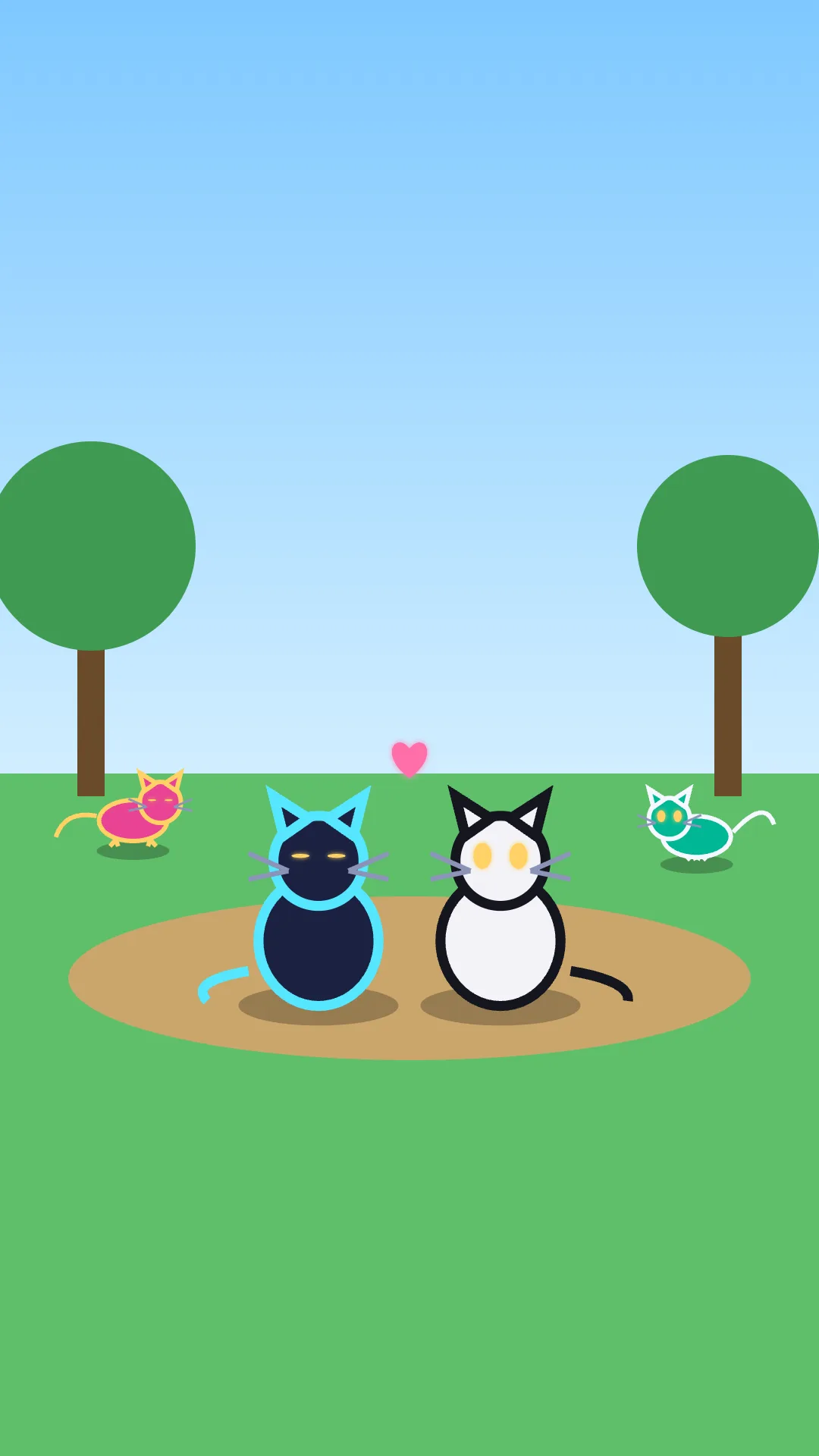 Capítulo 2: el michi y Milo, un gatito vaquita, en el parque